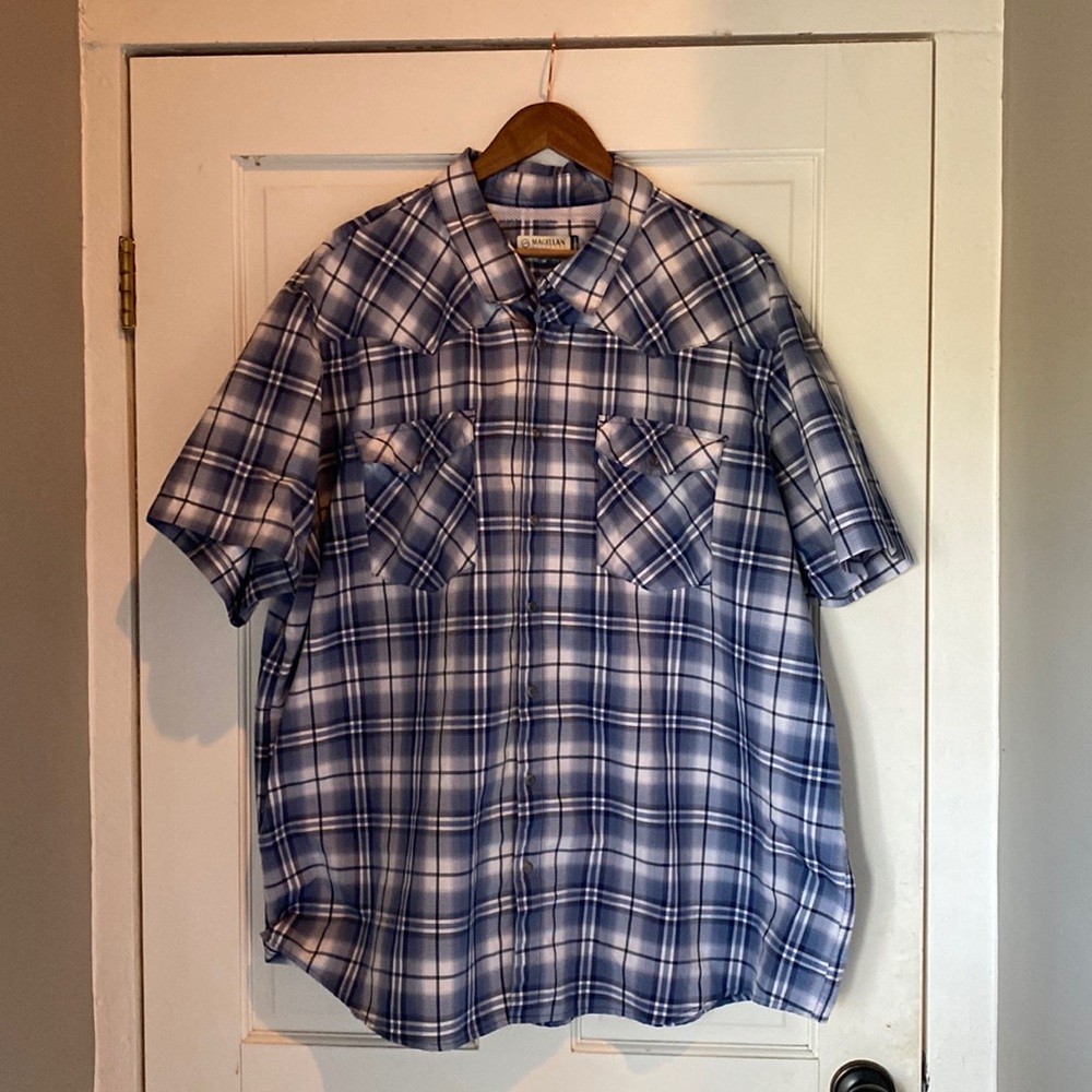 3XL Magellan short sleeved Snapshirt